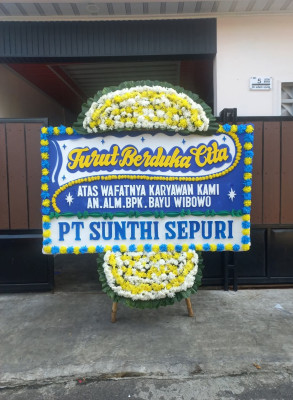Papan Bunga Duka di Kalampangan
